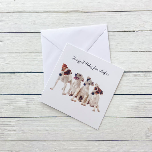 From All of Us Dog Birthday Card