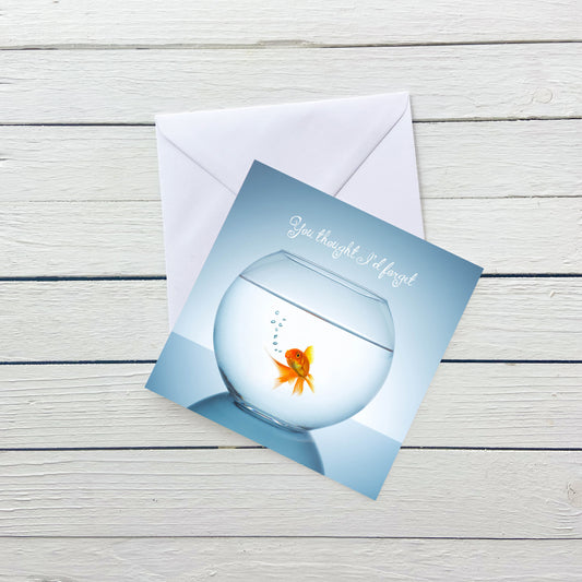 Goldfish Birthday Card