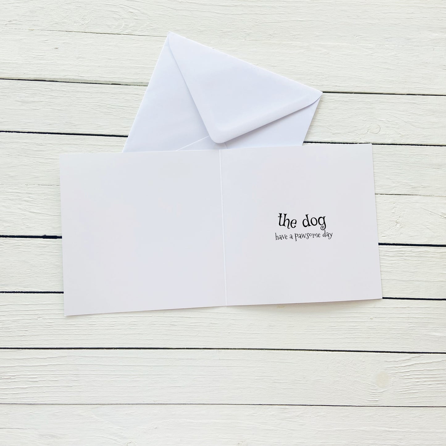 Happy Birthday from the Dog Card