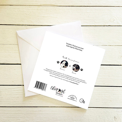 Go raibh míle maith agat  Thank You featuring Lexie - Irish language Card