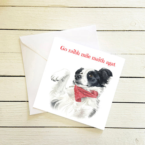 Go Raibh Míle Maith Agat | Thank You | Irish language Card